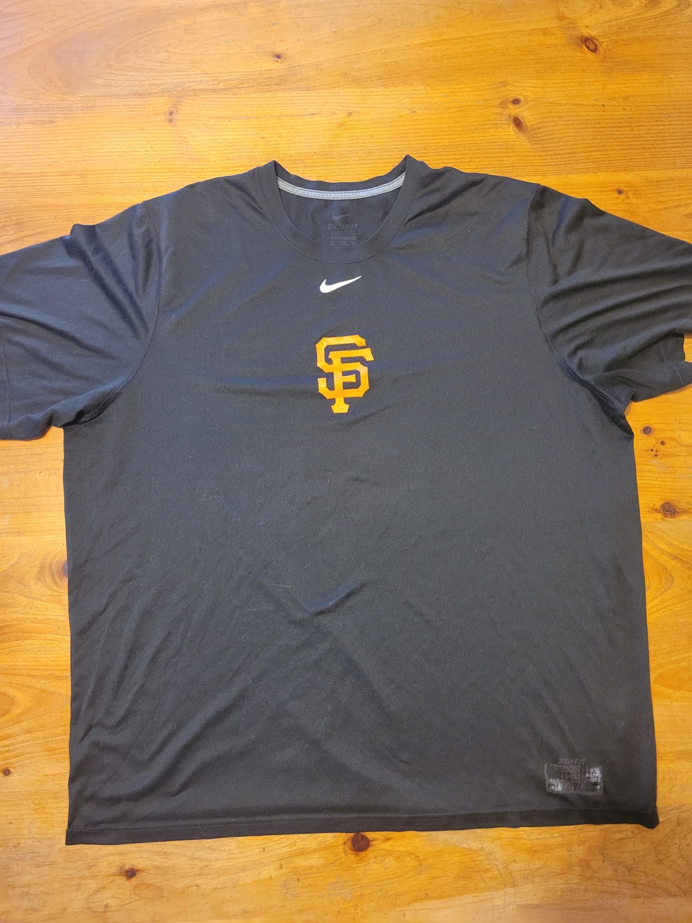 Nike 2X Men’s Black Tee with Orange SF Logo